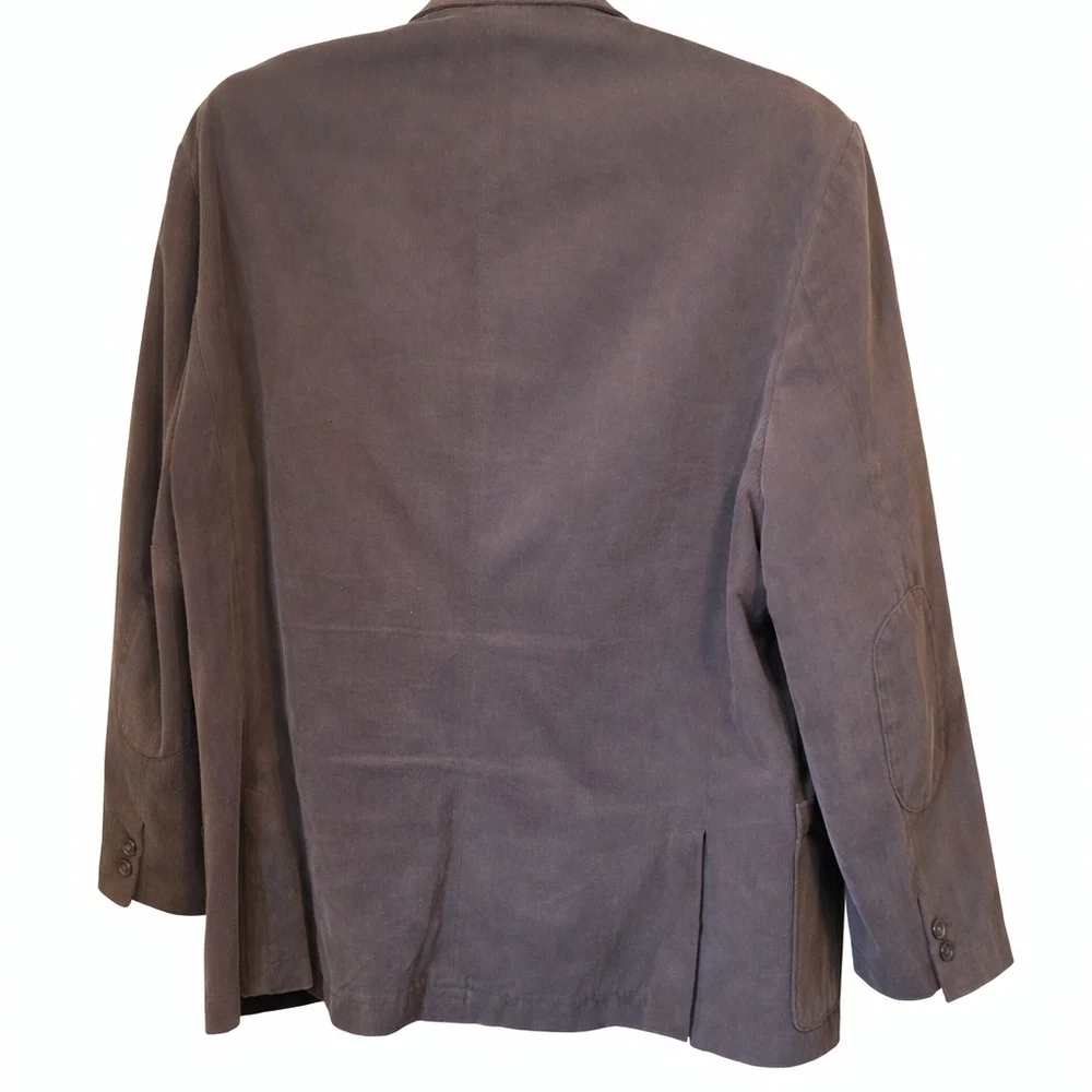 Johnston & Murphy Blazer Jacket XL Brown Cotton Sport Coat  Casual 2 Button - Picture 2 of 4